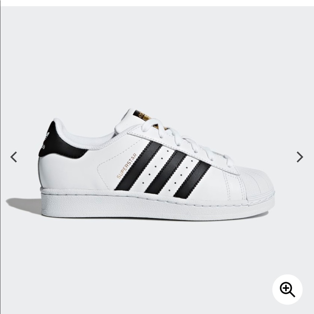 Adidas Superstar J Sneakers sz W8 M6.5
